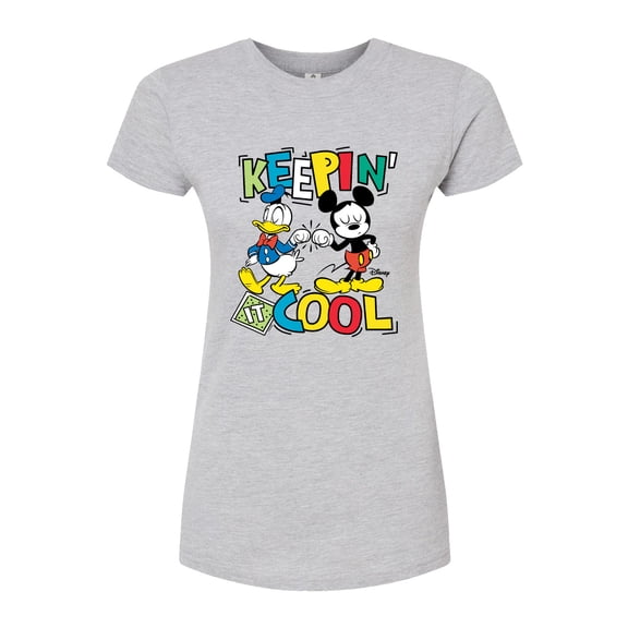 Disney - Keepin It Cool - Juniors Fitted Graphic T-Shirt