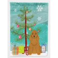 thumbnail image 1 of Carolines Treasures BB4220CHF Joyeux Sapin de Noël Cocker Spaniel Drapeau Rouge Toile Taille Maison, 1 of 4