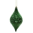 thumbnail image 1 of Vickerman N174924D 6 x 3 in. Emerald Shiny Diamond Drop Ornament - 4 per Bag, 1 of 1