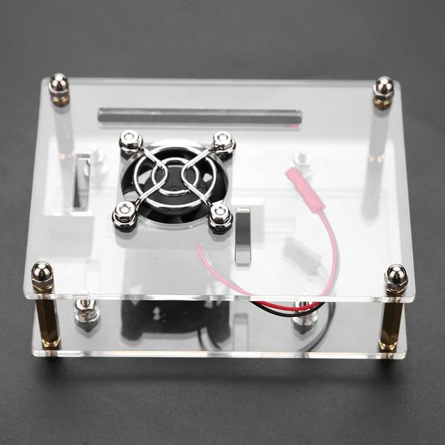 Carcasa de acrílico, caja de acrílico PMMA Carcasa de acrílico para Raspberrypi Carcasa para Raspberrypi construida para precisión