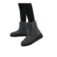 thumbnail image 4 of Women’s Winter Fleece-Lined Tall Snow Boots, Lightweight Warm Insulated Cotton-Padded Boots, Plus Sizes, 4 of 5