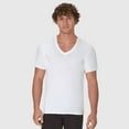 thumbnail image 3 of Hanes Premium Men's Sweat Block V-Neck Undershirt 3pk - White, Medium), 3 of 3