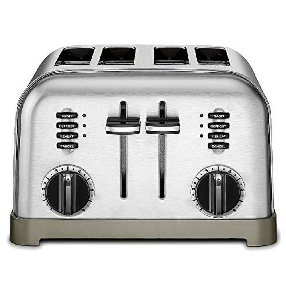 Cuisinart MetalClassic Toaster: 4-slice, brushed s/s | CPT-180C