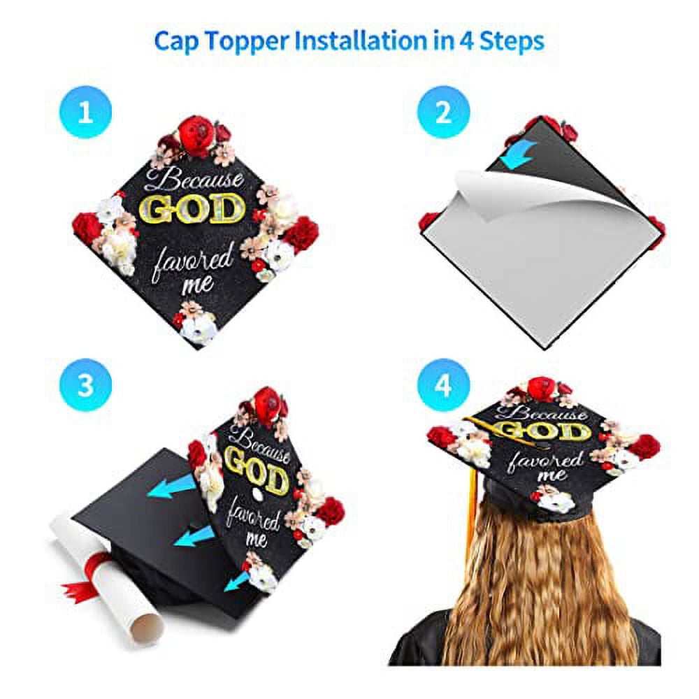 Handmade Graduation Cap Topper, Graduation Cap Decorations, Mama We Made It