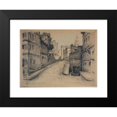 thumbnail image 2 of Ferdinand Boberg 14x12 Black Modern Framed Museum Art Print Titled - Rue Saint-Vincent (1925), 2 of 5