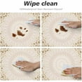 thumbnail image 5 of Morocco Mosaic Round Tablecloth Traditional Oriental Floral Waterproof Oil-Proof Table Cover Table Cloth for Indoor Dining, Outdoor Picnic Parties, Camping,Fits for Table 40-44", 5 of 6