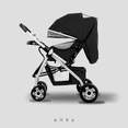 thumbnail image 2 of Carriola de Bebé Plegable Ultra Premium AOKU Negra, 2 of 9