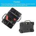 thumbnail image 3 of Disyuntor con reinicio manual 12V-36V DC Montaje en superficie impermeable para audio de automóvil Rv Marine Boat Truck Trolling Motors, 30-300A Altavoz de automóvil Fusible reiniciable Xemadio WRMH-950-5, 3 of 8