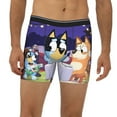 thumbnail image 2 of Saiise Bluey Men's Underwear Boxer Briefs Cotton Trunks Short Leg Underwear (S-XXL), 2 of 7