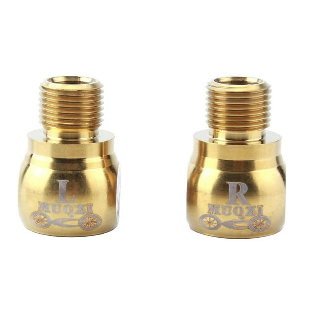 1 Par De Tornillo de material acero Inoxidable Anticorrosivo Para Estribo De De Piñón Fijo, ExtensiónY Personalización Para Pedal De s dorado DYNWAVEMX Extensor de pedal de bicicleta