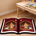 thumbnail image 5 of Book Shape Doorma,Christmas Nativity Scene Rug，Non-slip Doormat,15.7"x27.6", 5 of 5