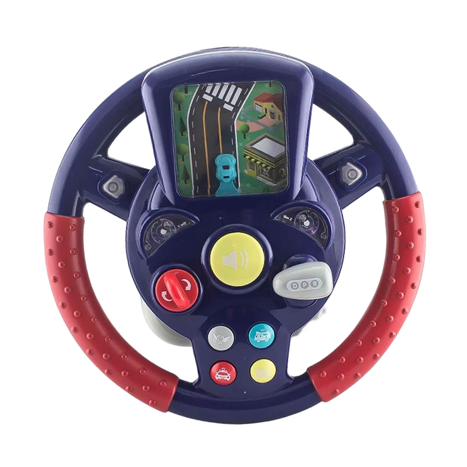 Electric Steering Wheel Toy Songs and Lights Kids Early