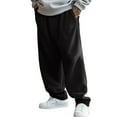 thumbnail image 2 of Men's Baggy Sweatpants Wide Leg Sweat Pants With Pockets, 2 of 4