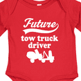 thumbnail image 4 of Inktastic Future Tow Truck Driver Childs Boys Long Sleeve Baby Bodysuit, 4 of 5