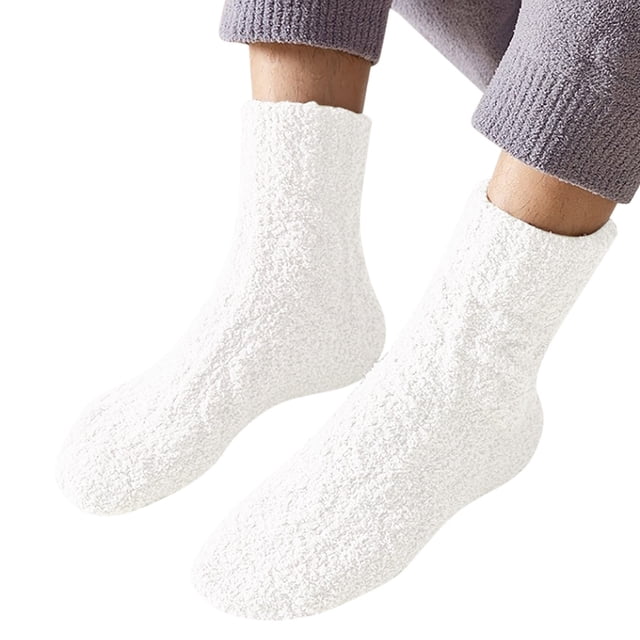 XIAQUJ Stockings To Keep Warm Sock Lightweight Cotton Socks Socks White One Size