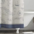 thumbnail image 3 of Cortina de ducha Tommy Bahama Caribbean Sea Blue 180x180 cm, 3 of 6
