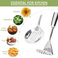 thumbnail image 4 of Juego de utensilios de cocina de acero inoxidable de 2 piezas | Juego de utensilios de cocina duraderos y aptos para lavavajillas | Idea de regalo de utensilios de cocina, 4 of 5