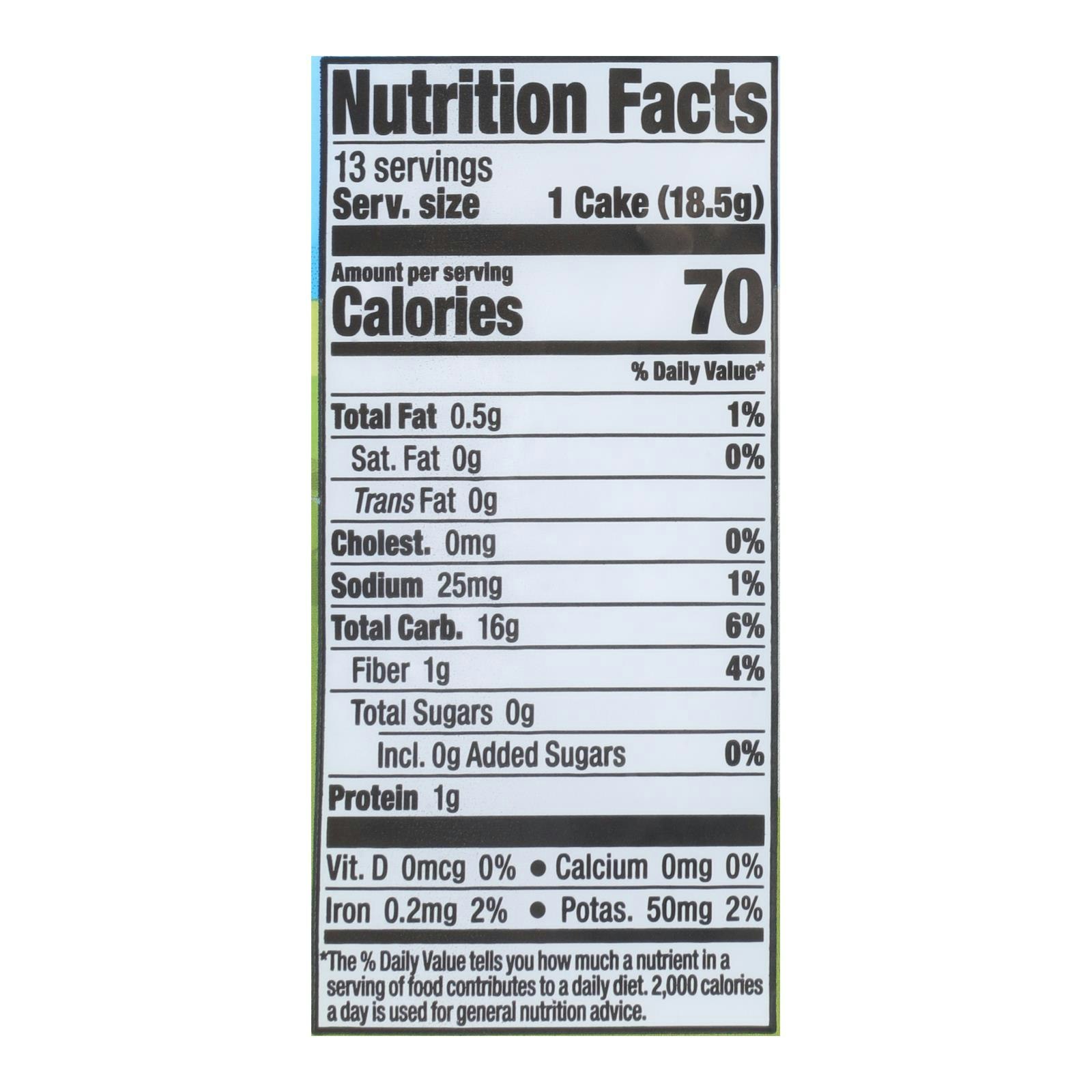 Lundberg Brown Rice Cake Organic 8.5 oz (Pack Of 6)