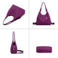 thumbnail image 5 of URSOFINE Women's Water-Repellent Nylon Tote Bag, Large Capacity Multi-Pocket Crossbody Shoulder Bag with Adjustable Strap, Lightweight Hobo Purse for Work, Travel & Daily Use, 5 of 8