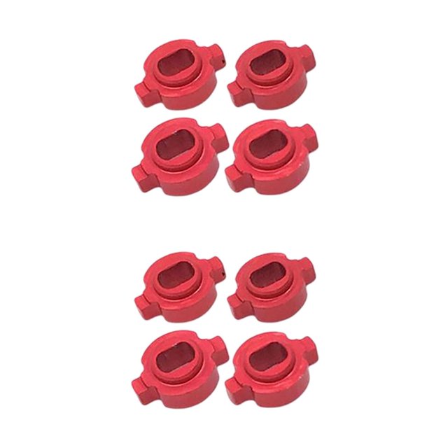Baohd Lot Premium de 4 Adaptateurs de Conversion pour Voiture RC Zero-Z 1/28 Remplacement Rouge Diamètre Intérieur 2x3mm 2Set