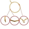 thumbnail image 3 of 20 anillos de cortina dorados que se pueden abrir y cerrar, bucles de cortina de metal a prueba de óxido con ojal para pasadores de gancho (1,5 pulgadas), 3 of 7