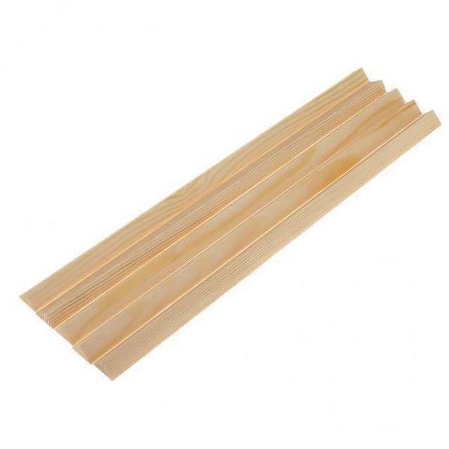 GUOOL 6x5 Pieces Wood Sticks Strips for Airplane Boat Model DIY Crafts 10x12mm
