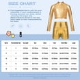thumbnail image 5 of YiZYiF Kids Girls Glossy Metallic Jazz Hip Hop Dance Outfit Long Sleeve Sequins Crop Top with Dance Shorts Activewear Purple 6, 5 of 5