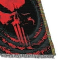 thumbnail image 3 of Northwest Marvel's Punisher, 'Center Target' Woven Tapestry Throw Blanket 48" x 60", 3 of 5