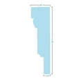 thumbnail image 6 of Ekena Millwork 127" Bottom Width x 131 5/8" Top Width x 12 7/8"H x 1 1/4"P Stannis Crosshead, 6 of 24