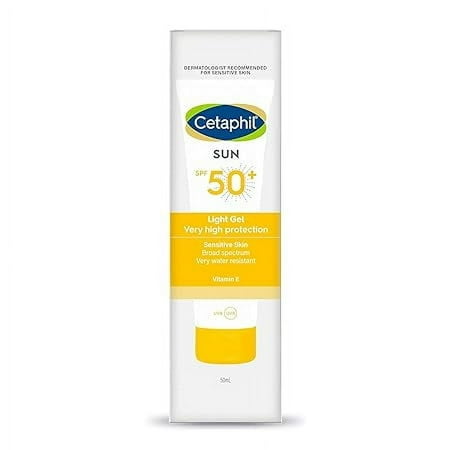 Cetaphil Combination Skin Sun Spf 50 Sunscreen, Very High Protection Light Gel 50 ML