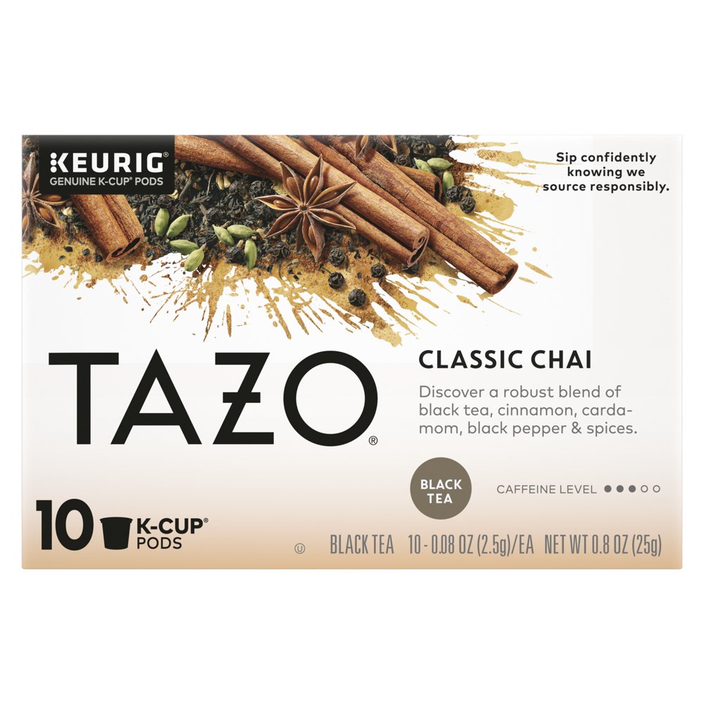 TAZO Classic Chai Black Tea KCupÂ® Pods 10 Count