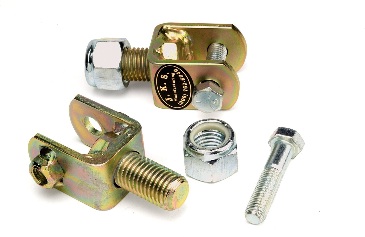 JKS 9602 Front Upper Shock Mount Conversion Kit for Jeep TJ/ZJ/WJ/JK