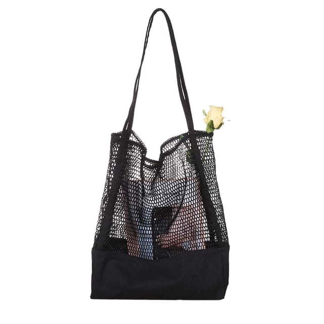 Sac à Main en Nylon Réutilisable pour Usage Quotidien Léger Durable Écologique avec Longues Poignées