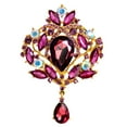 thumbnail image 1 of CNKOO Brooch Water Drop Rust-resistant Alloy Elegant Clothes Pin for Banquet, 1 of 10
