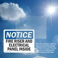 thumbnail image 6 of (2 Pack) Fire Riser And Electrical Panel Inside OSHA Notice Sign, 6 of 7