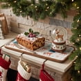 thumbnail image 6 of Christmas Wood Serving Tray, Rectangular Serving Platter, Wood Platter for Coffee Tables, Dessert, Snack, Fruit, Bathroom Tray Charcuterie Board for Home Decor, 6 of 7