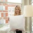 thumbnail image 2 of Downlite Feather & Down Decorator Square Pillow Insert Throw, 2 of 3