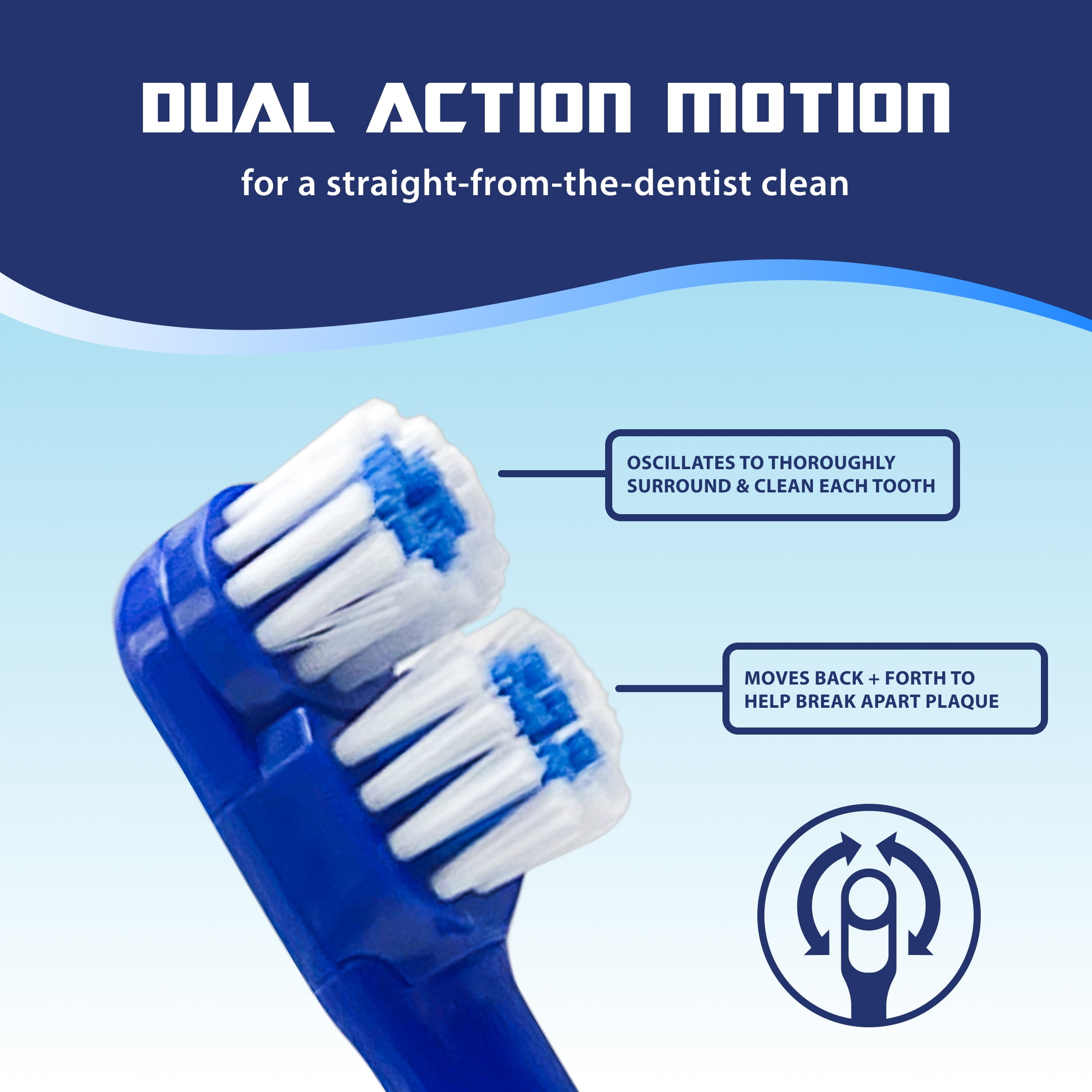 Equate Kids Transformers Oscillating Battery-Powered Electric Toothbrush, Blue and Red
