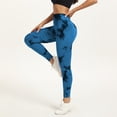thumbnail image 6 of felwors Scrunch Lift Leggings for Women Tie High Waist Seamless Workout Yoga Pants Ruched Booty Compression Tights (Black, M), 6 of 8