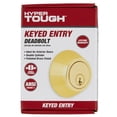 thumbnail image 4 of Hyper Tough Double Cylinder Deadbolt in Polished Brass Finish, 4 of 7