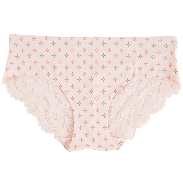 Sophie B Beauty Lace Back Hipster Panties 155435 XLarge Pink print
