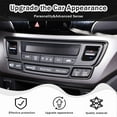 thumbnail image 2 of TINKI Center Console Air Conditioning Mode Button Frame Trim for Honda Pilot 2016-2022/ Honda Ridgeline 2017-2023/ Honda Passport 2019-2023 Interior Accessories ABS Material, 2 of 14