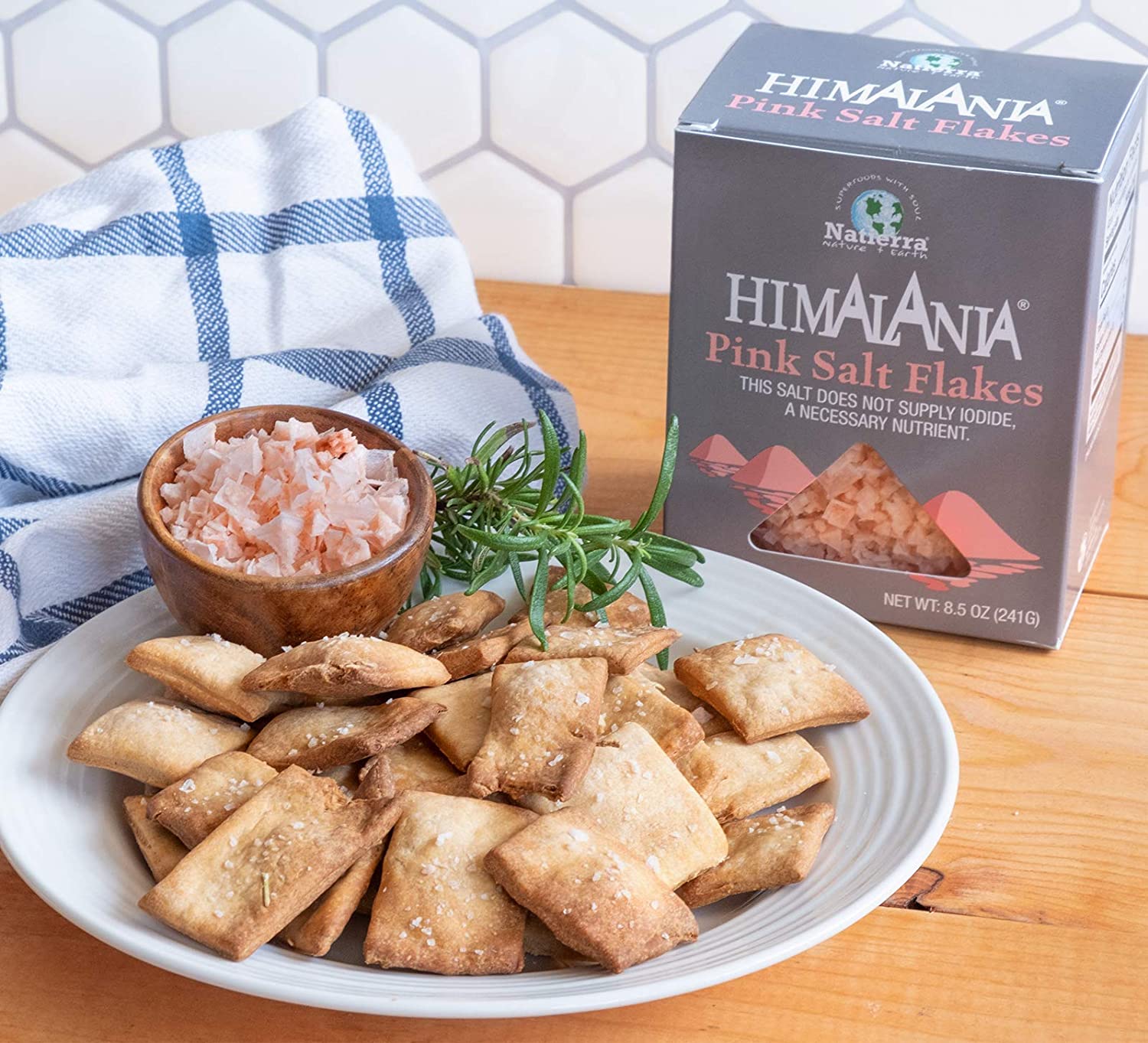 Natierra - Himalayan Pink Salt Flakes, 8.5oz