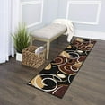 thumbnail image 2 of Home Dynamix Premium Loire Contemporary Abstract Swirl Area Rug, Black/Beige, 3'7"X5'2", 2 of 6