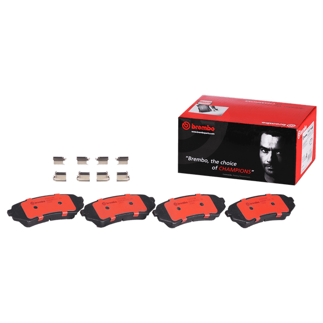 Brembo Brake Pad P83049N NAO; FMSI Number D773-7640; Ceramic; Set Of 4; With Hardware