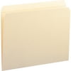 Smead File Folders Straight Cut Reinforced Top Tab Letter Manila 100/Box 10310