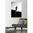 thumbnail image 2 of Skateboarding - Silhouette Wall Poster with Wooden Magnetic Frame, 22.375" x 34", 2 of 5