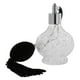 thumbnail image 2 of Atomizador de perfume de vidrio transparente vacío de 100 ml para perfume, loción y aceite. Negro, 2 of 9