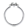 thumbnail image 2 of Bella Jewel Wedding Ring - 14K White Gold Plated Diamond Ring - Oval Cut Excellent 2.1 Ct Diamond Ring for Her - Engagement Wedding Diamond Ring - Halo Diamond Ring - Halo Diamond Ring, 2 of 3