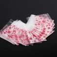 thumbnail image 4 of 100 Unids/Pack Patrones de Flores Boda Cumpados Galleta de Plástico Bolsa de Dulces Nueva Bolsa Autoadhesiva Dulce Hermoso delicado Suministros para Fiestas, 4 of 5